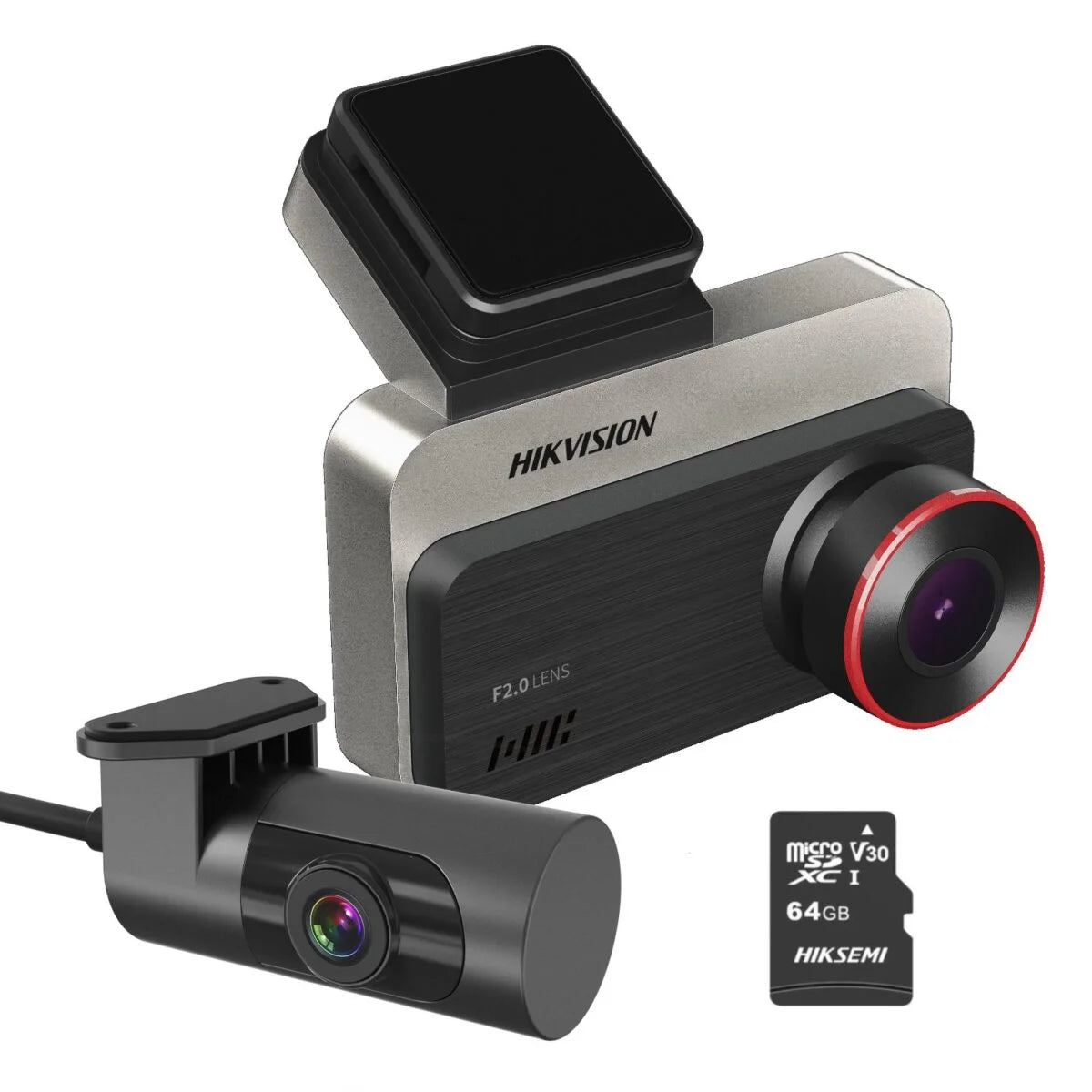 HIKVISION C200S Dashcam with 64gb micro SD